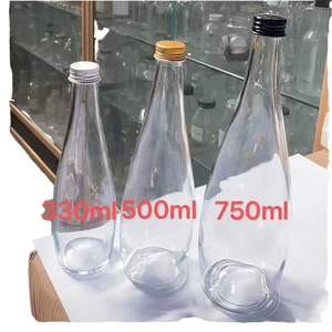 Mejor venta al por mayor 330m/500ml/750ml botella de <span class=keywords><strong>agua</strong></span> de vidrio Mineral botella de <span class=keywords><strong>agua</strong></span> de vidrio purificado con tapa de plástico - Product Image 2
