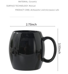 GRAND cadeau vente en gros tasse en céramique créative en forme de tambour tasses en céramique cadeau d'anniversaire tasse de sublimation de café tasse de thé au lait tasses de bureau sublimation - Product Image 6