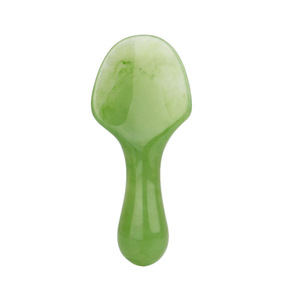 Masajeador facial y de cuello, raspador de jade verde, portátil, para el cuidado del cuello y la cara - Product Image 5