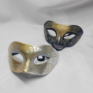 Masque de <span class=keywords><strong>mascarade</strong></span> HLC ODM pour hommes, masque de <span class=keywords><strong>mascarade</strong></span> vénitien OEM, masque de fête d'Halloween et de Mardi Gras, masque de <span class=keywords><strong>mascarade</strong></span> demi-visage pour les yeux - Product Image 3
