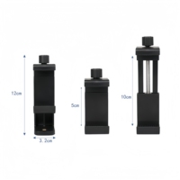 Supporto Girevole a 360° per Cellulare con Clip e Attacco a Vite da 1/4, Adattatore Universale per Smartphone da Treppiede con Spedizione Veloce dalla Fabbrica
