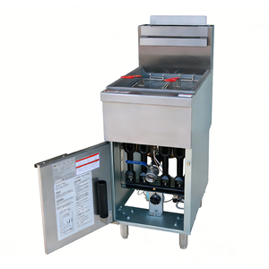 Freidora Comercial de Gas Natural de 50 lb con 4 Quemadores de Tubo, Cada Una con Capacidad de 30,000 BTU/H - Product Image 5