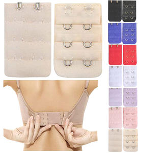 7 pezzi un Set 3 fila <span class=keywords><strong>2</strong></span> gancio <span class=keywords><strong>reggiseno</strong></span> Extension combinazione pacchetti di Nylon elastico e plastica <span class=keywords><strong>reggiseno</strong></span> Extension - Product Image 1