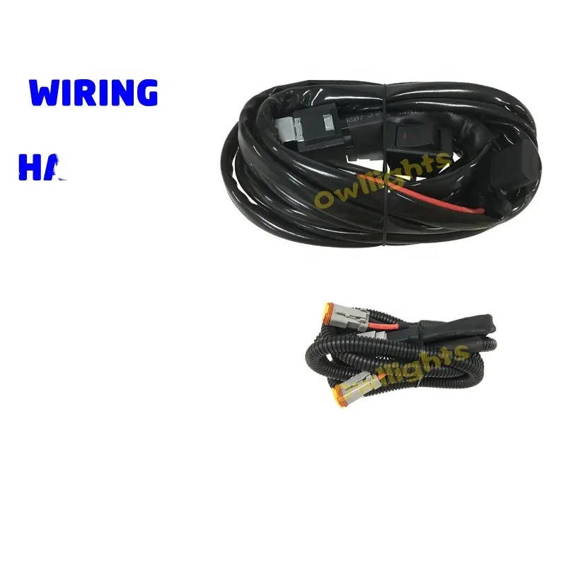 Owllights Wiring Loom Electronic Cable Custom Wire Harness and Cable Assembly for LED Light Bar and Driving Light