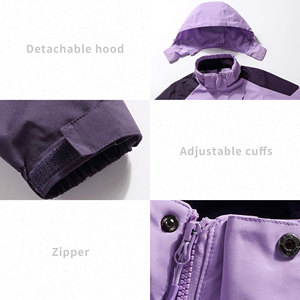 Veste coupe-vent imperméable à fermeture éclair pour femmes, sport de plein air, printemps, simple couche, pour camping, chasse, <span class=keywords><strong>randonnée</strong></span>, alpinisme - Product Image 2