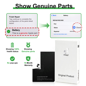 Batterie de diagnostic IOS26 0 Cycle Super Capacity pour <span class=keywords><strong>iPhone</strong></span> 15 15Plus 15Pro 15ProMax, pièces d'origine, batterie de téléphone portable - Product Image 1