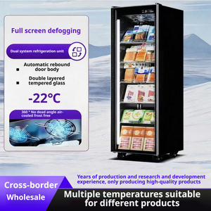 Nuevo Diseño de Refrigerador Comercial de Acero Inoxidable con Enfriamiento por Aire, Gabinete Refrigerado para Carne, Sin Escarcha, 2 Puertas, para Supermercados y Hoteles - Product Image 1