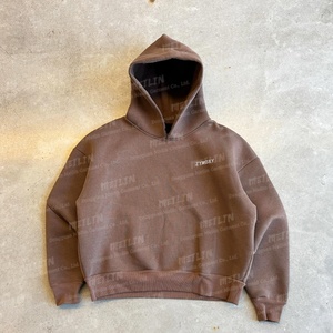 Ensemble de survêtement baggy 2 pièces surdimensionné de haute qualité, personnalisé, pour fabricant – Hoodies et joggers vierges personnalisables - Product Image 4