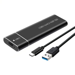 NGFF Pcie Solid State Drive Ssd Docking station Festplatten gehäuse ABS <span class=keywords><strong>M</strong></span>.<span class=keywords><strong>2</strong></span> NGFF SSD Usb3.1/Typ-C Pcie-Festplatte Ssd SATA <span class=keywords><strong>2</strong></span> in 1 - Product Image 1