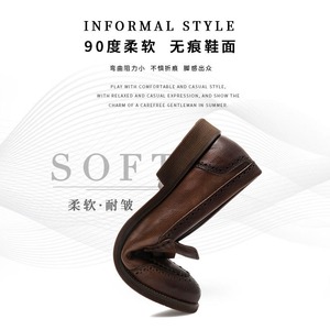 Chaussures pour hommes 2026, nouvelle collection printemps, style business, décontractées, en cuir véritable - Product Image 3