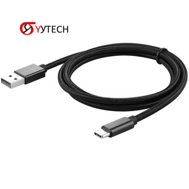 SYYTECH Nylon Braid Data Line Game Controller 2M Charging Cable for PS4 Playstation 4 Xbox Video Game Accessories