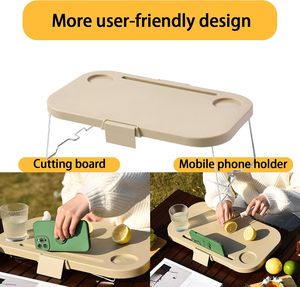 <b>Large</b> Capacity Multi-Functional Portable <b>Storage</b> Picnic <b>Basket</b> Vintage Foldable Travel-Convenient Fruit Lid for - Product Image 2