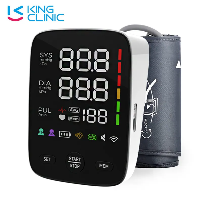 Factory Price Ambulatory Rechargeable Upper Arm Blood Pressure Monitor USB Wifi Blood Pressure Digital Machine Hospital Home