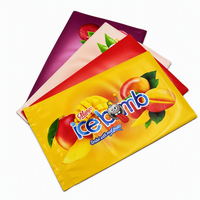 Sachet d'emballage personnalisé en plastique à scellage arrière pour bâtonnets de crème glacée et snacks