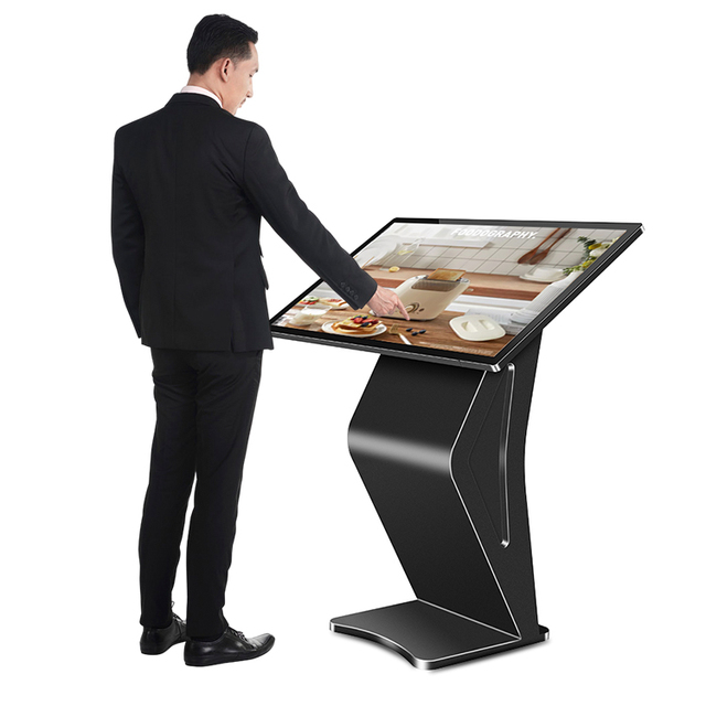 Indoor Lcd Smart Interactive Kiosk Display Panel Android windows 32 43 50 55 65 Inch Commercial Advertising Digital Touch Screen