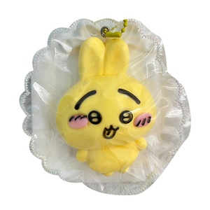 Juguete de silicona antiestrés de la serie Cartoon Usaki Mini Jiyi, pequeño, con diseño de ocho bolas de crema, de silicona, con sonido. - Product Image 5
