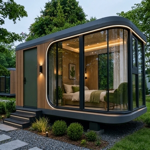 Hôtel conteneur type capsule spatiale pour la Coupe <span class=keywords><strong>du</strong></span> <span class=keywords><strong>Monde</strong></span>, avec salle de bain, cuisine et climatisation, prêt à l'emploi pour les villages de supporters et l'hébergement en stade - Product Image 3