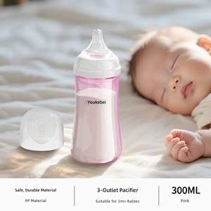 Biberones de PP Ecológicos, Libres de BPA, Personalizados OEM, Productos <span class=keywords><strong>para</strong></span> Bebés, Biberón Anticólicos <span class=keywords><strong>para</strong></span> Recién Nacidos - Product Image 3