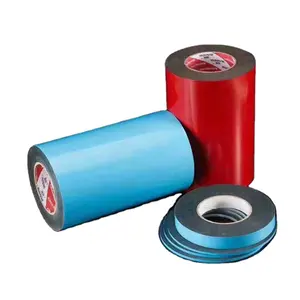 Ruban butyle adhésif fort bleu/rouge pour aluminium 3mm/4mm/5mm largeur Carton personnalisé Silicone femme 3mm fenêtre Silicone mastic