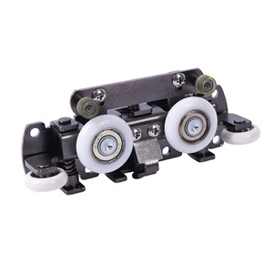 Quincaillerie pour porte coulissante : Rail dissimulé, amortisseur, roue de suspension invisible sans rail, accessoires pour cuisine et salle de bain - Product Image 4
