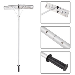 Alat Penghilang Salju Atap, Penggaruk Atap Aluminium dengan Pisau 25 "5 Bagian Tabung Dapat Disesuaikan untuk Sekop Atap Mobil Salju - Product Image 2