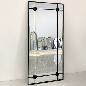 Stand luci camera bambini semplici trucco lungo <span class=keywords><strong>per</strong></span> bambini che ruota a figura intera specchio moderno camera da letto disegni specchio vestizione - Product Image 4