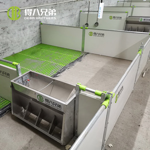 <span class=keywords><strong>Lit</strong></span> <span class=keywords><strong>de</strong></span> nurserie <span class=keywords><strong>de</strong></span> type H personnalisé pour porcelets, élevage porcin, panneaux en PVC, tuyaux galvanisés, cages pour animaux, garantie 1 an - Product Image 3