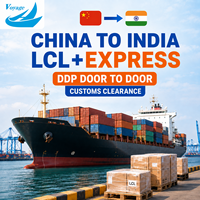 Agente de Envío LCL Express de China a India, Transitario de Carga Marítima DDP, Despacho de Aduanas Puerta a Puerta, Entrega Exprés
