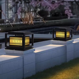 Lámpara Solar LED de Pilar para Exteriores, Impermeable, para Jardín, Puerta, Poste, Columna, para Villa, Patio - Product Image 1