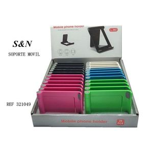 S&N Mobile Phone Holder 24 Pcs Multi Color Desk <b>Stand</b> <b>For</b> Smartphone <b>Tablet</b> - Product Image 1