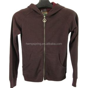 Felpa con cappuccio personalizzata felpa da donna in canapa con cerniera abbigliamento canapa <span class=keywords><strong>felpe</strong></span> con cappuccio da donna - Product Image 6