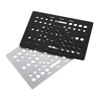 Ensemble de portique à fente en V plaque de portique 20-80mm avec roues pour profilés Kits de plaques d'aluminium à fente en V pièce d'imprimante 3D à plateau de portique
