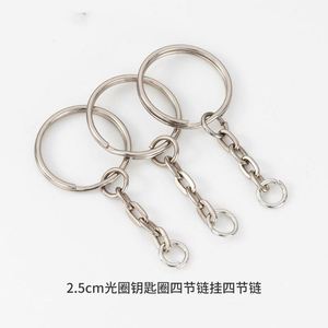 25Mm 28Mm 30Mm Vít Mắt Pin Vòng Chìa Khóa Với Mở Vòng Móc Móc Mùa Xuân Móc Chuỗi Cho Tự Làm Túi Keychain Làm Phụ Kiện - Product Image 2