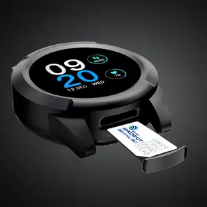 SIM kart ile yüksek kaliteli yaşlı SOS 4G SmartWatch akıllı bakım sağlık güz algılama çağrı kan basıncı GPS akıllı saatler