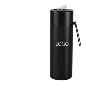 Bouteille d'eau sport isotherme en acier inoxydable 20 oz avec logo personnalisé, pour boissons chaudes/froides, sans BPA, anti-fuite - Product Image 1