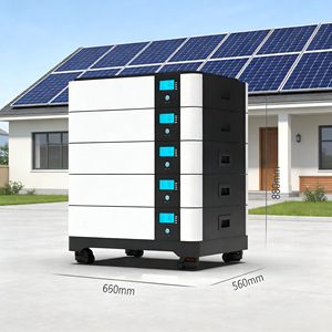 Système de stockage d'énergie solaire hybride 10 kW, armoire de stockage d'énergie empilable, photovoltaïque solaire, batterie au lithium - Product Image 6