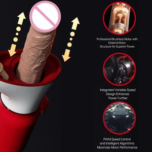 Yapay Zeka Uygulaması Kontrollü Otomatik Kademesiz Hızlı Seks Makinesi, Isıtma, Titreşim ve Ellerinizi Serbest Bırakabilen Bir Stand ile - Product Image 3