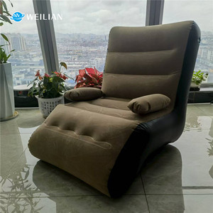 Canapé-<span class=keywords><strong>Lit</strong></span> Pliant Moderne S, Fauteuil Gonflable avec Pompe, <span class=keywords><strong>Lit</strong></span> <span class=keywords><strong>de</strong></span> Repos, Meuble Extérieur Gonflable pour Jardin, Chaises pour Films - Product Image 1