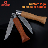 YUEYANG Draagbaar Fruitmes 3CR13 Staal Lemmet Rozenhout Handvat Buiten Camping Overleving Vouwmes Utility Mes DIY OEM Eenvoudig