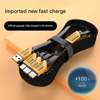 Kabel pengisi daya ponsel USB nilon, kustom OEM kabel Data Tipe C pengisian cepat untuk iPhone 16 Pro Max 15 14 13 12 Mini 11 XR XS X