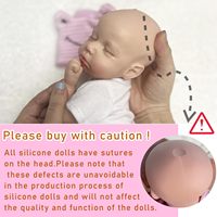 Poupée Reborn en silicone de 13 pouces, corps entier, jouet doux pour filles, poupées peintes à la main réalistes
