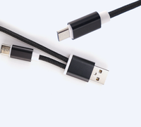 Cable de Carga 3 en 1 con Llavero de Nailon Trenzado