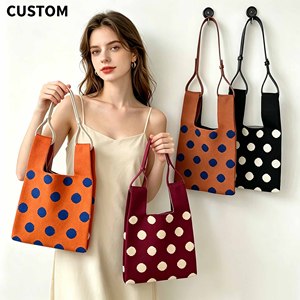 Borsa Tote Lavorata a Maglia con Motivo Adras, Nuova Moda, Resistente, Leggera, Grande Capacità, Versatile per Donne, Spiaggia, Viaggi Estivi - Product Image 3