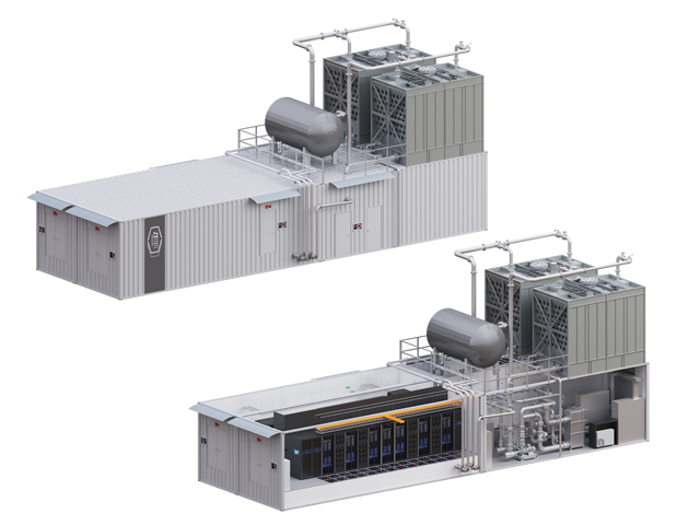 ZTMM All-in-One 40FT Liquid Cooling Container Data Center Custom Server Cabinet Integrated Solution