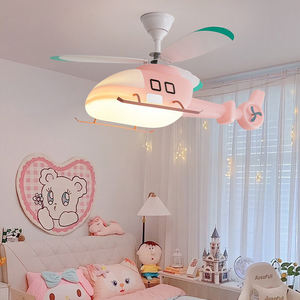 Lustre Avion pour Enfants <span class=keywords><strong>LED</strong></span> Plein Spectre Protection des Yeux pour Chambre d'Enfant Salle de Classe Garderie Lumière de Plafond de Dessin Animé - Product Image 2