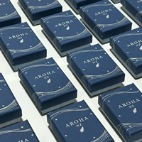 Boîte à bijoux de luxe avec couvercle et base en papier spécial, emballage cadeau avec logo personnalisé en feuille d'argent