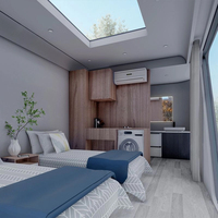 Maison conteneur préfabriquée de luxe moderne, étanche, à énergie solaire, idéale pour la vie et le travail en extérieur – Meilleures ventes