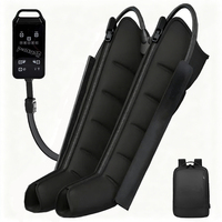 Masseur de jambes sans fil à compression d'air, technologie numérique à impulsions pour une meilleure circulation, drainage lymphatique, 6 chambres, portable