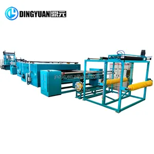 Extruded high speed Plastic double side stretched mesh making machine bi-oriented net
