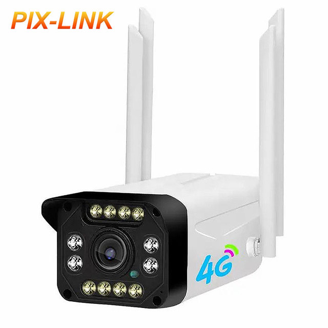 PIX-LINK 4G Wifi Camera 2.4G Security Protection Survalance IR Night Vision Motion Detect IP Wifi Camera for Outdoor/Indoor